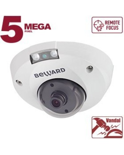 B5320DMR (6мм). Видеокамера IP купольная. Beward в Салавате