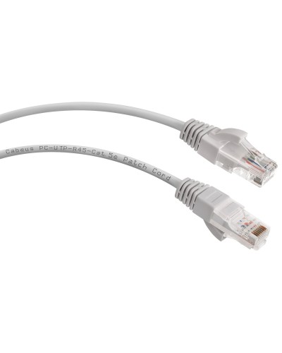 PC-UTP-RJ45-Cat.5e-1.5m-LSZH (8864c), серый. Патч-корд медный. CABEUS в Салавате