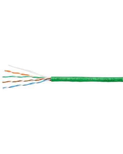 UTP-4P-Cat.5e-SOLID-LSZH-GN-100 (9779c-5). Кабель «витая пара» (LAN) для структурированных систем связи. CABEUS в Салавате