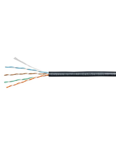 UTP-4P-Cat.5e-SOLID-LSZH-BK (9781c). Кабель «витая пара» (LAN) для структурированных систем связи. CABEUS в Салавате