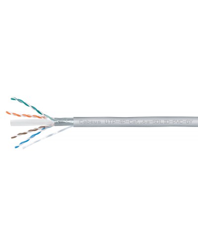 UTP-4P-Cat.6a-SOLID-PVC-GY (11373c). Кабель «витая пара» (LAN) для структурированных систем связи. CABEUS в Салавате