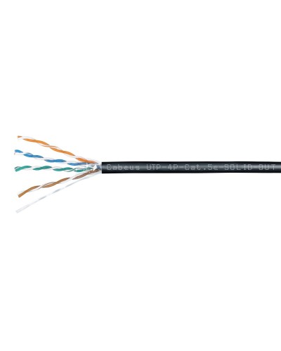 UTP-4P-Cat.5e-SOLID-OUT-LSZH-UV (7172c). Кабель «витая пара» (LAN) для структурированных систем связи. CABEUS в Салавате