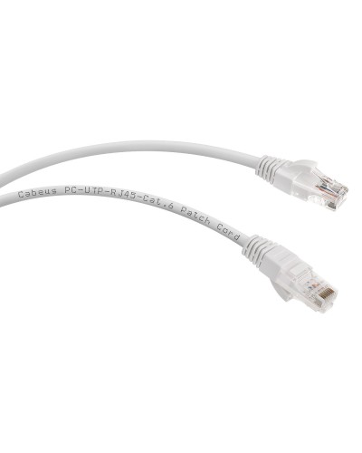 PC-UTP-RJ45-Cat.6-3m (7269c), серый. Патч-корд медный. CABEUS в Салавате