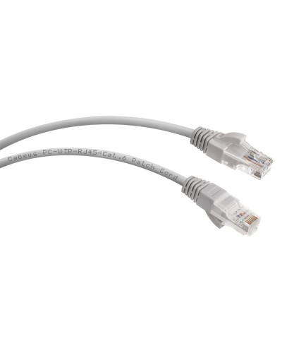 PC-UTP-RJ45-Cat.6-1m (7267c), серый. Патч-корд медный. CABEUS в Салавате