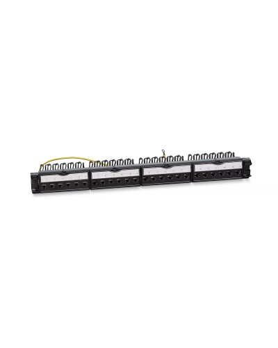 PL-24-KJ-RJ45-Cat.6-SH-180T (11833c): Патч-панель 19" (1U), 24 порта RJ-45, категория 6, полностью экранированная в Салавате