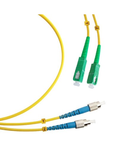 FOP(d)-9-SC/APC-FC/UPC-10m (8127c). Патч-корд оптический. CABEUS в Салавате