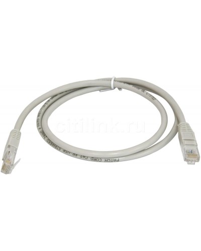 PC-UTP-RJ45-Cat.5e-0.3m (7209c), серый. Патч-корд медный. CABEUS в Салавате