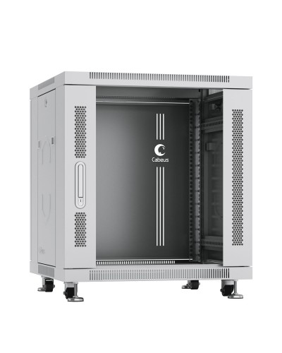SH-05C-12U60/80 (7646c). Шкаф телекоммуникационный 19 напольный 12U. CABEUS в Салавате