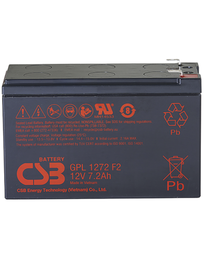 CSB GPL 1272 F2 FR. Аккумулятор герметичный свинцово-кислотный. CSB в Салавате
