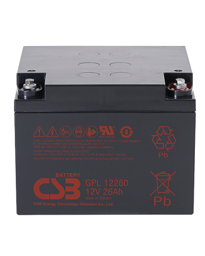 CSB GPL 12260. Аккумулятор герметичный свинцово-кислотный. CSB в Салавате