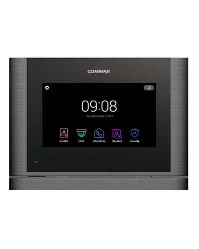 CDV-704MF (темное серебро) Black Smog. Монитор видеодомофона цветной. Commax в Салавате