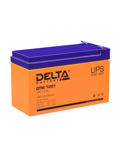 Delta DTM 1207. Аккумулятор герметичный свинцово-кислотный. Delta в Салавате