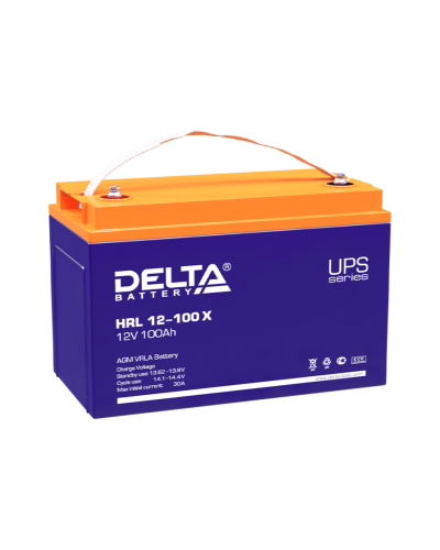 Delta HRL 12-100 X. Аккумулятор герметичный свинцово-кислотный. Delta в Салавате