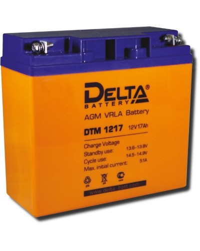 Delta DTM 1217. Аккумулятор герметичный свинцово-кислотный. Delta в Салавате
