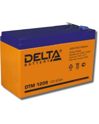 Delta DTM 1209. Аккумулятор герметичный свинцово-кислотный. Delta в Салавате