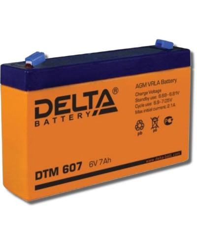Delta DTM 607. Аккумулятор герметичный свинцово-кислотный. Delta в Салавате