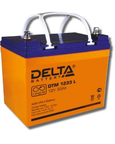 Delta DTM 1233 L. Аккумулятор герметичный свинцово-кислотный. Delta в Салавате