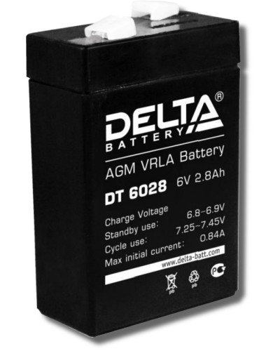 Delta DT 6028. Аккумулятор герметичный свинцово-кислотный. Delta в Салавате