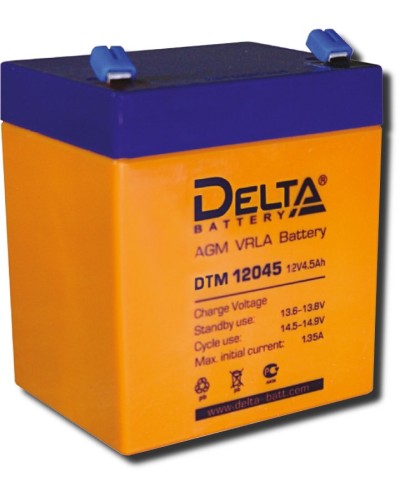 Delta DTM 12045. Аккумулятор герметичный свинцово-кислотный. Delta в Салавате