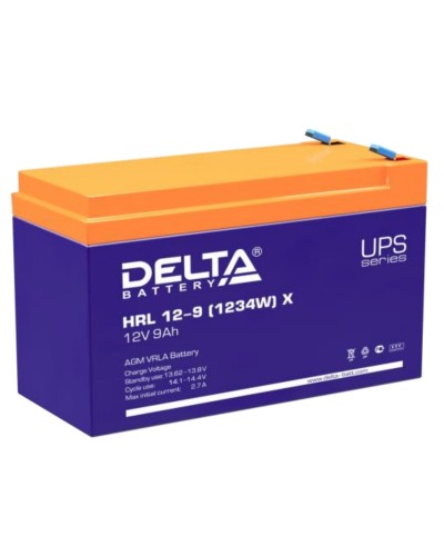 Delta HRL 12-9 X (1234W). Аккумулятор герметичный свинцово-кислотный. Delta в Салавате