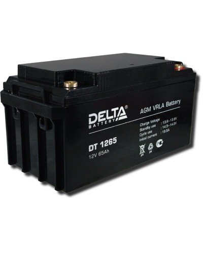 Delta DT 1265. Аккумулятор герметичный свинцово-кислотный. Delta в Салавате