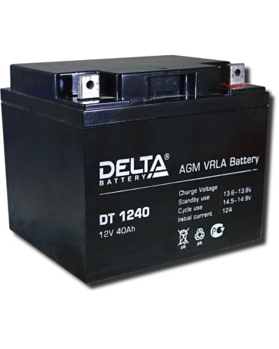 Delta DT 1240. Аккумулятор герметичный свинцово-кислотный. Delta в Салавате