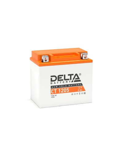 Delta CT 1205. Аккумулятор герметичный свинцово-кислотный стартерный. Delta в Салавате