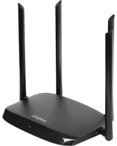 DWR-AC1201 AC1200 10/100BASE-TX черный. Роутер беспроводной. Digma в Салавате