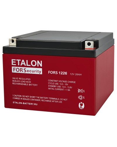 ETALON FORS 1226. Аккумулятор герметичный свинцово-кислотный. ETALON в Салавате