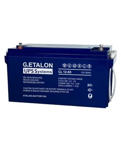 G.ETALON GL 12-65. Аккумулятор герметичный свинцово-кислотный. ETALON в Салавате