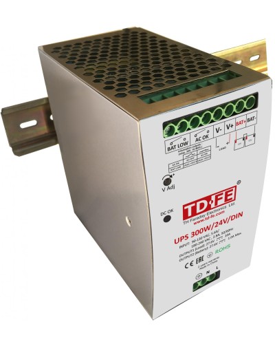 UPS 300W/24V/DIN. Источник вторичного электропитания резервированный. FARADAY в Салавате
