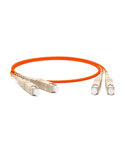FC-D2-50-SC/PR-SC/PR-H-1M-LSZH-OR. Патч-корд волоконно-оптический SC-SC. Hyperline в Салавате