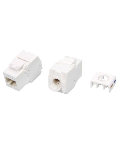 KJ8-8P8C-C6-180-TLS-WH. Вставка Keystone Jack RJ-45. Hyperline в Салавате