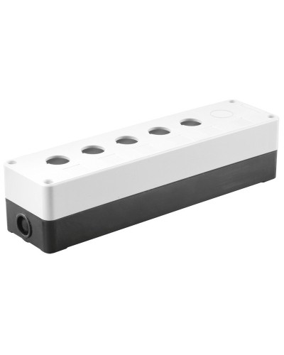 Корпус КП105(6) для кнопок 5(6) мест белый (BKP10-6-K01). Корпус для кнопочных постов. IEK в Салавате