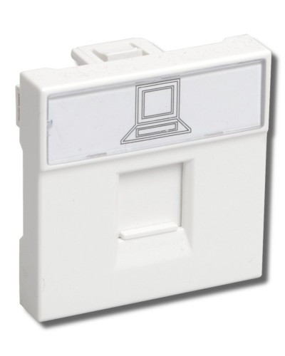 РКИ-20-00-П RJ-45 UTP белая (CKK-40D-RI2-K01). Розетка информационная 2 модуля ПРАЙМЕР. IEK в Салавате