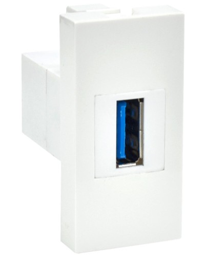 Розетка USB A 3.0 PRIMER РКЮ-10-00-П белый IEK (PR-KK40D-RU-0-1-A3-K01). Розетка USB. IEK в Салавате