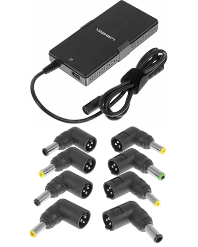 Блок питания Ippon S65U автоматический 65W 15V-19.5V 11-connectors 3.5A 1xUSB 2.1A, LED индикатор (651781). Блок питания. Ippon в Салавате