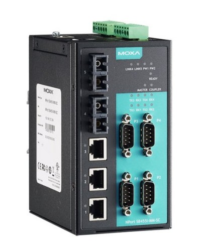 NPort S8455I-SS-SC. 4-портовый преобразователь. MOXA в Салавате