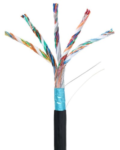 F/UTP 25pair, Cat5, Out, PE (EC-UF025-5-PE-BK-3). Кабель «витая пара» (LAN) для структурированных систем связи. NETLAN в Салавате