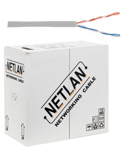 U/UTP 2pair, Cat5, In, PVC, CCA (CCA-UU002-5-PVC-GY) . Кабель «витая пара» (LAN) для структурированных систем связи. NETLAN в Салавате