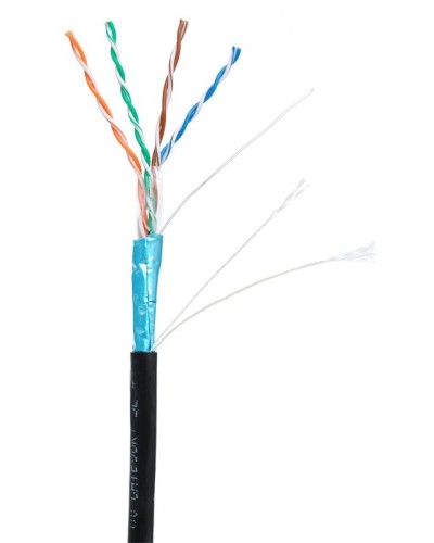 F/UTP 4pair, Cat5е, Out, PE (EC-UF004-5E-PE-BK). Кабель «витая пара» (LAN) для структурированных систем связи. NETLAN в Салавате