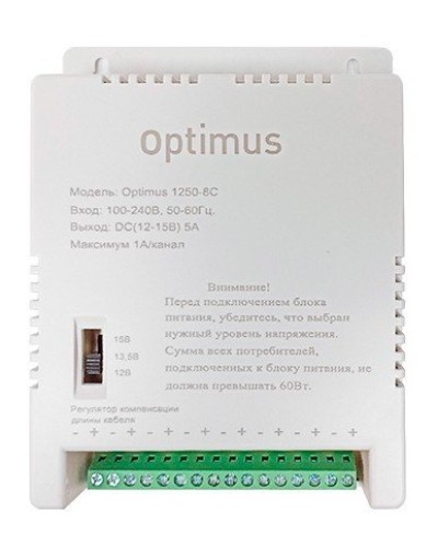 1250-8C. Источник вторичного электропитания импульсный (IP56). Optimus в Салавате