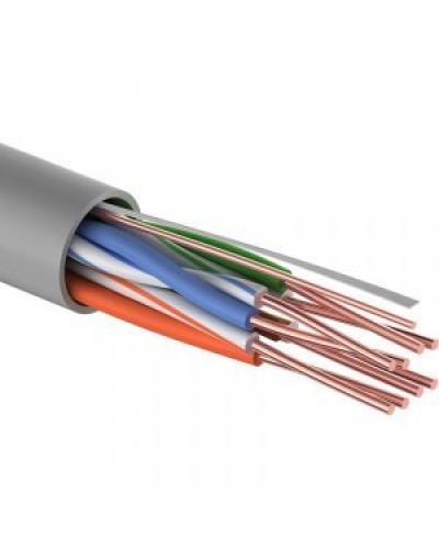 U/UTP Light, CAT 5e, PVC, 4PR, 24AWG, омедненный, серый, 305м, PROconnect (01-0043-2). Кабель «витая пара» (LAN) для структурированных систем связи. PROCONNECT в Салавате