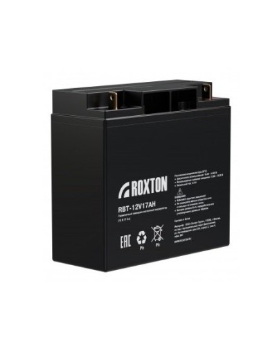 RBT-12V17AH. Аккумулятор герметичный свинцово-кислотный. ROXTON в Салавате