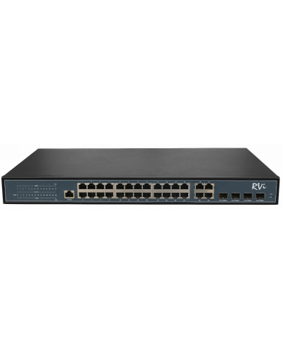 RVi-1NSM24G-4C. Коммутатор с питанием по PoE. RVi в Салавате