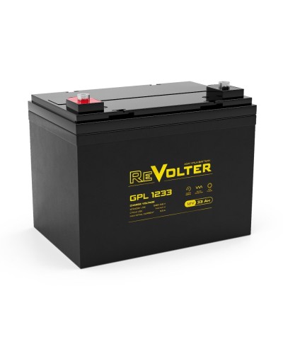 Revolter GPL 1233. Аккумулятор автомобильный герметичный свинцово-кислотный. Revolter в Салавате