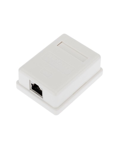 Розетка компьютерная внешняя 1-порт FTP RJ-45 (8P8C), CAT 5e REXANT (03-0122): Розетка RJ-45 в Салавате