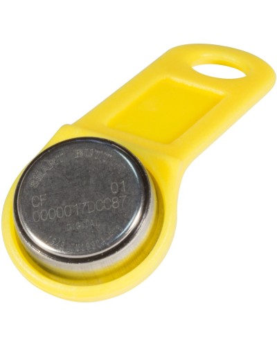 DS 1990А-F5 (желтый). Ключ электронный Touch Memory с держателем. SLINEX в Салавате