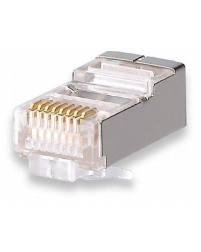 Коннекторы 8P8C FTP Cat.5e 3U (RJ-45) (100шт) (10-0201). Разъем RJ-45. SUPRLAN в Салавате