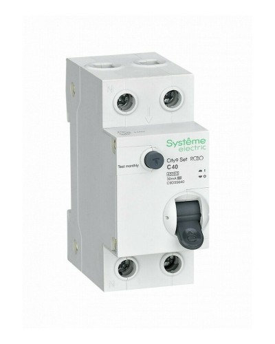 City9 Set 1P+N С 40А 4.5kA 30мА A 230В (C9D55640). Автоматический выключатель дифференциального тока. Systeme Electric в Салавате
